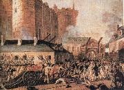 unknow artist bastiljens fall den 14 juli 1789 samtida malning France oil painting artist